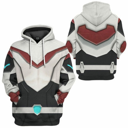 Cosantóir Finscéalach 3D Voltron Keith Kogane Armor Custom Tshirt Hoodie Apparel