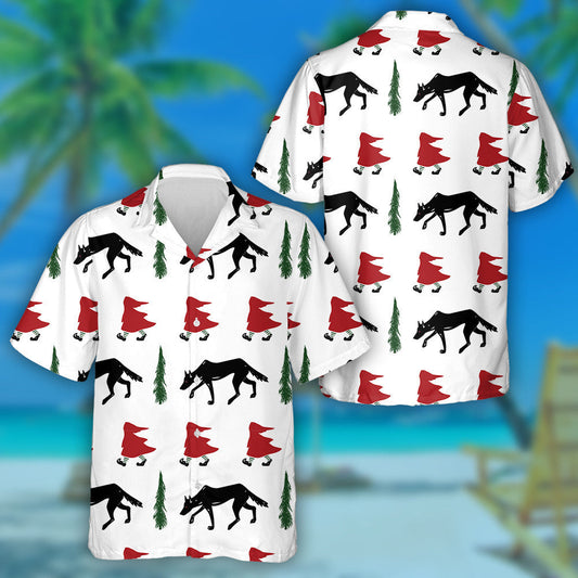 An Mac Tíre Agus an Cochall Dearg In Atmaisféar Gréine Léine Haváís, Bronntanas Léine Haváíais, Bronntanas Nollag