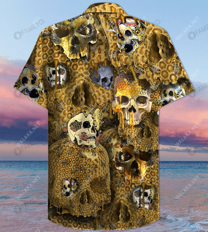 Amazing Honeybee Unisex Hawaiian Shirt, Christmas Gift