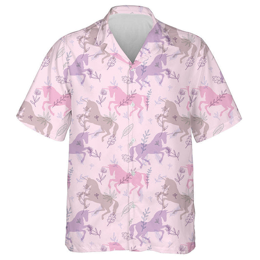 Shadows Of Horses Among Wild Flowers Hawaiian Shirt,Hawaiian Shirt Gift, Christmas Gift