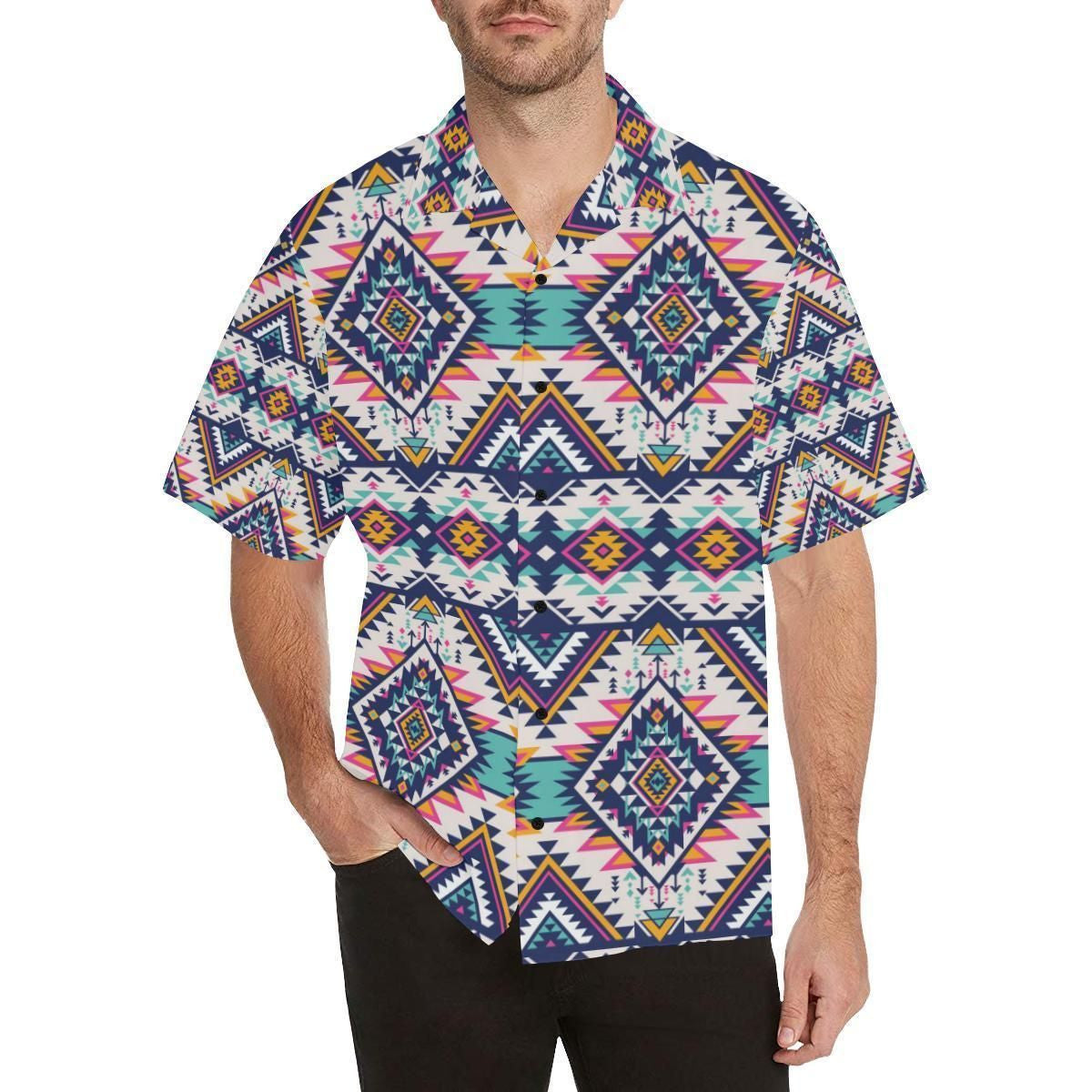 Tao And Aztec Native American Hawaiian Shirt,Hawaiian Shirt Gift, Christmas Gift