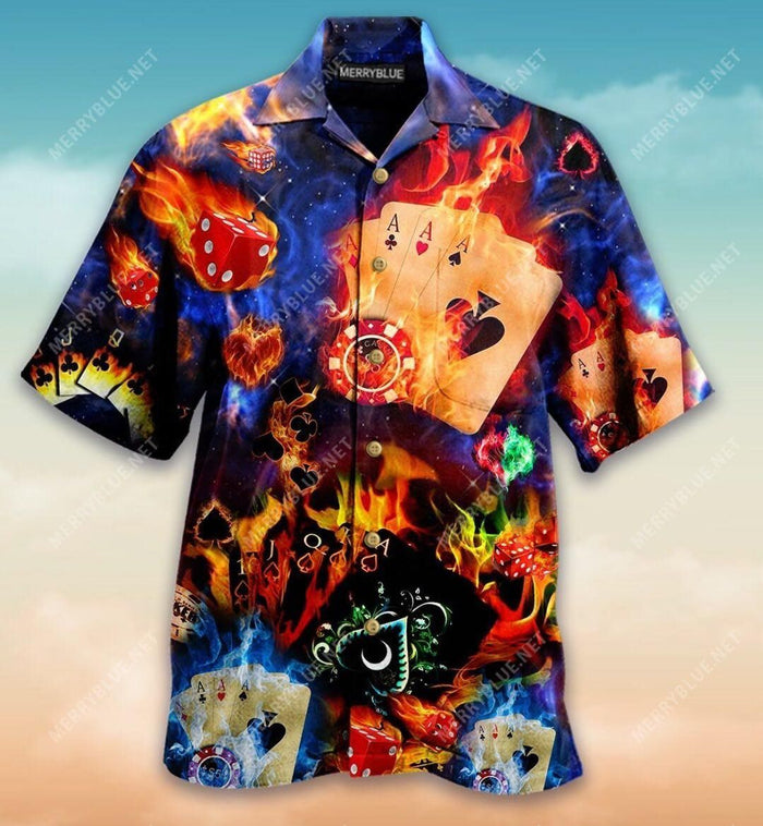 Amazing Poker Unisex Hawaiian Aloha Shirts, Hawaiian Shirt Gift, Christmas Gift