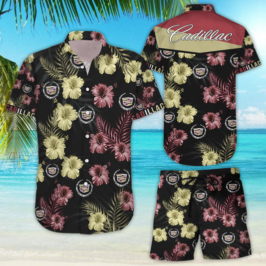 Cadillac Hawaiian Shirt_ Hawaiian Shirts -Hawaiian Shirt Gift, Christmas Gift