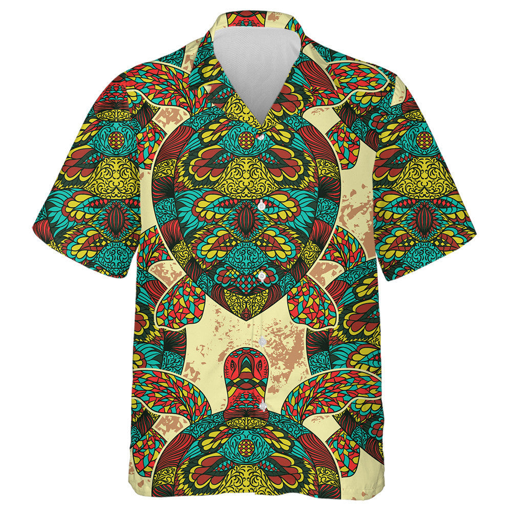 Turtle Flying And Star In The Sky Hawaiian Shirt, Hawaiian For Gift