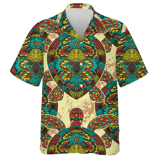 Turtle Flying And Star In The Sky Hawaiian Shirt, Hawaiian For Gift
