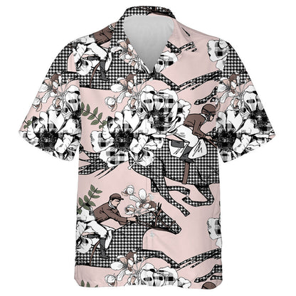 Capaill Chúl Álainn Rith Agus Bláthanna Anemone Léine Haváí, Bronntanas Léine Haváíais, Bronntanas Nollag