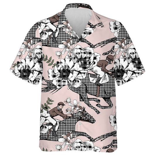 Capaill Chúl Álainn Rith Agus Bláthanna Anemone Léine Haváí, Bronntanas Léine Haváíais, Bronntanas Nollag