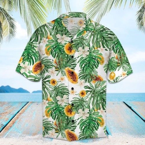 Amazing Papaya Hawaiian Shirt Summer, Hawaiian Shirt Gift, Christmas Gift