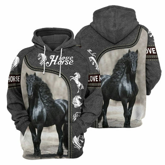 Horse - 3D All Over Printed Shirt Tshirt Hoodie Apparel