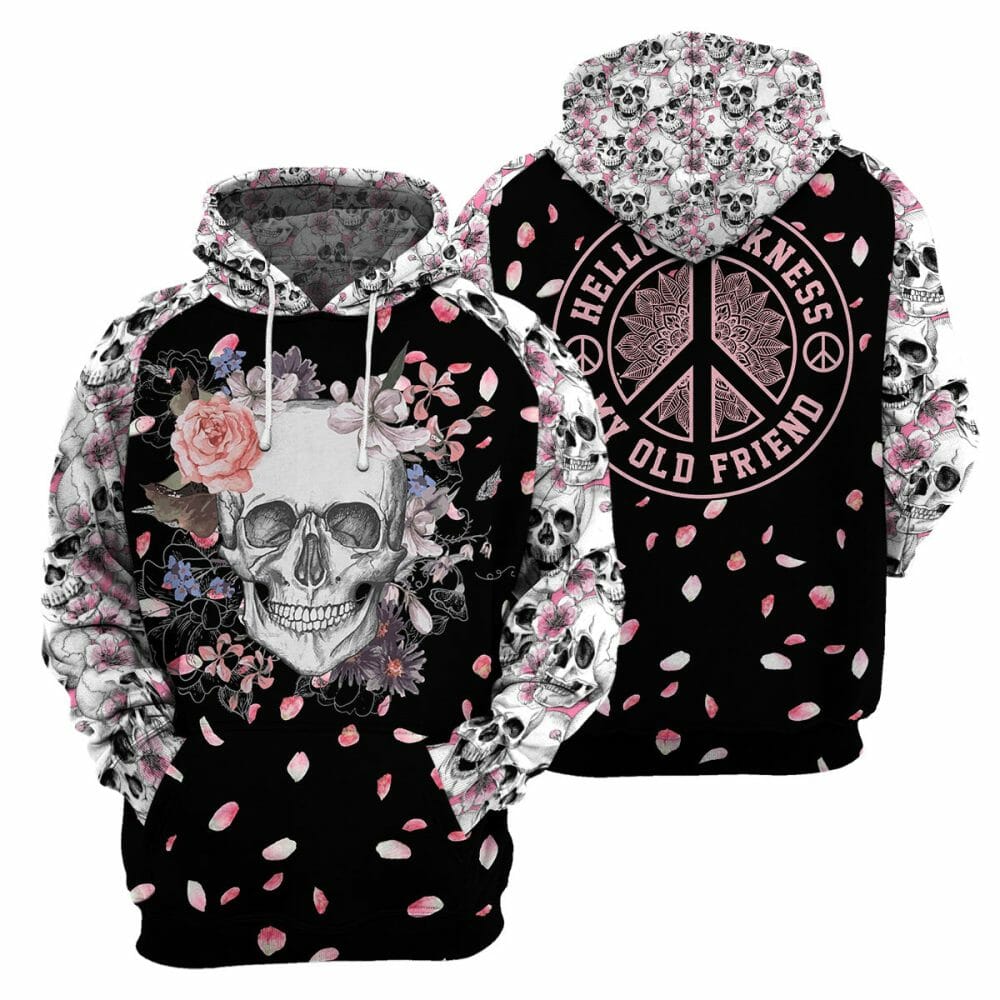 Hello Darkness - 3D All Over Printed Shirt Tshirt Hoodie Apparel