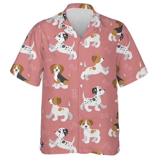 Dalmatian Madraí Cartoon Beagle Agus Léine Haváíach Jack Russell-Bhrocaire, Bronntanas Léine Haváís, Bronntanas Nollag