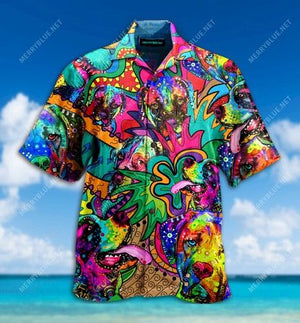 Amazing English Mastiff Unisex Hawaiian Shirt, Hawaiian Shirt Gift, Christmas Gift