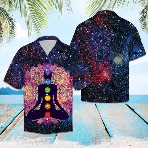 Chakra Mandala Yoga Hawaiian Shirt Summer_Hawaiian Shirt Gift, Christmas Gift