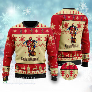 Captain Morgan Ugly Christmas Sweater,Christmas Ugly Sweater,Christmas Gift,Gift Christmas 2022