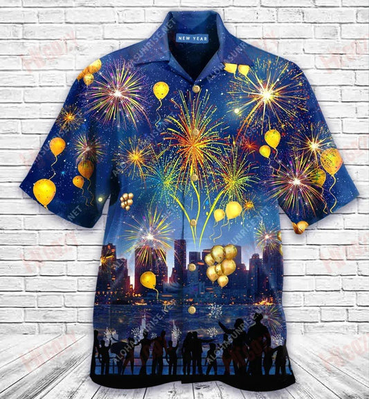 Comhaireamh síos go dtí an Bhliain Nua 2023 Léine Haváise Gearr Muinchille Samhraidh Léinte Seanré Haváíais Léinte haváíais d'Fhir, Bronntanas Léine Haváís, Bronntanas Nollag