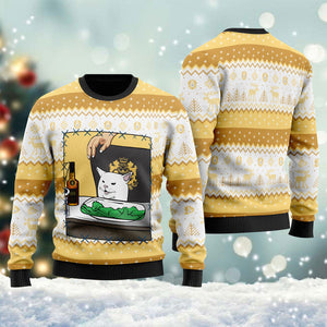 Black Velvet Whisky Cat Meme Christmas Ugly Sweater,Christmas Gift,Gift Christmas 2022