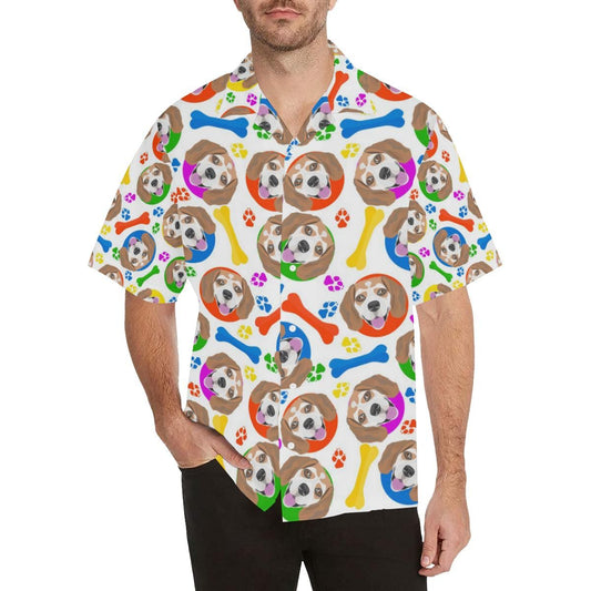 Colorful Bighorn Sheep Unisex Short Sleeve Shirt Vacation Short Sleeve Best Hawaiian Shirts Hawaiian Shirt Pattern, Hwaiian For Gift