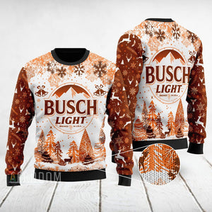 Busch Light Ugly Christmas Sweater,Christmas Gift,Gift Christmas 2022