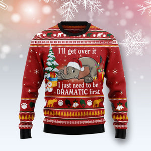 Elephant I ‘ll Get Over It Ugly Christmas Sweater, Christmas Ugly Sweater,Christmas Gift,Gift Christmas 2022