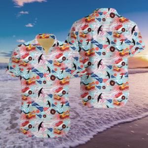Dragon Hawaiian Aloha Shirt Unisex Full Size Adult Colorful Hawaiian Shorts Beach Short Sleeve_Hawaiian Shirt Gift, Christmas Gift