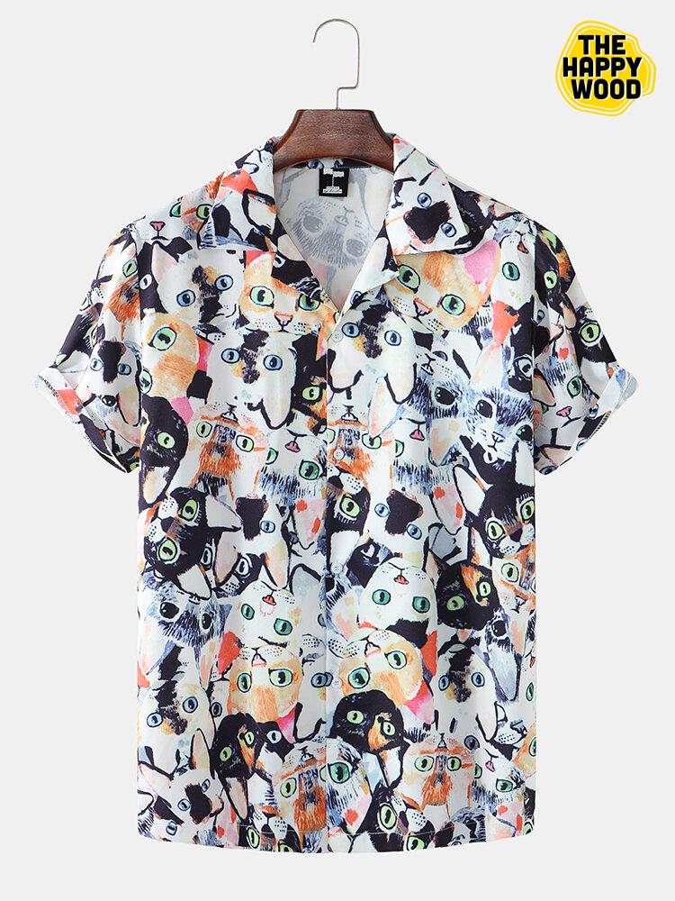 Cat Graphics Hawaiian Hawaii Shirt_Hawaiian Shirt Gift, Christmas Gift