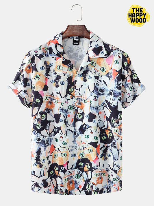 Cat Graphics Hawaiian Hawaii Shirt_Hawaiian Shirt Gift, Christmas Gift