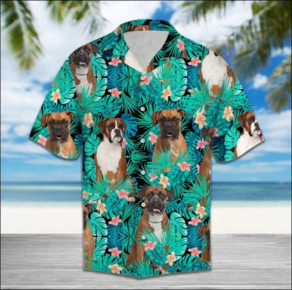 Boxer Tropical Hawaiian Shirt â€“ Dnstyles,Hawaiian Shirt Gift, Christmas Gift