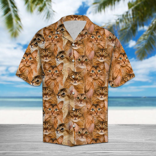 Life Is Better With Somali Cat Hawaiian Shirt, Hawaiian For Gift
