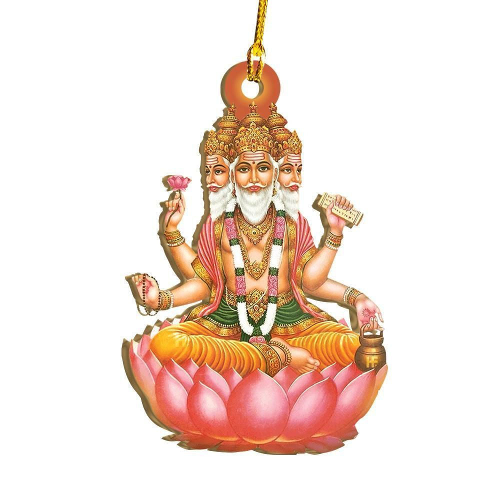 Brahma Hinduism Ornament, Christmas Ornament Gift, Christmas Gift, Christmas Decoration