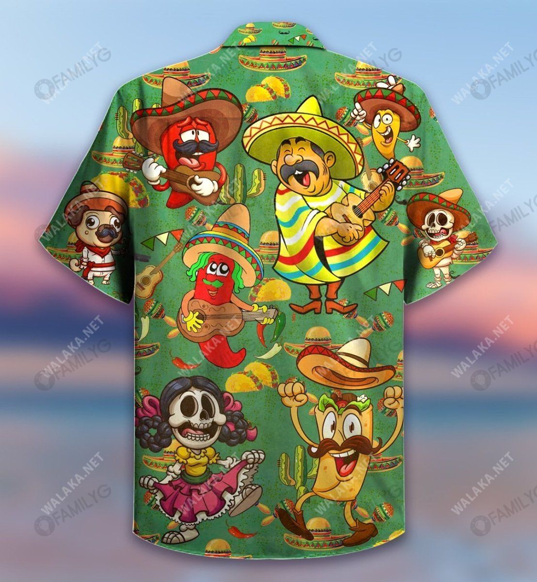 Is breá le Cultúr Mheicsiceo Léine Haváís Unisex, Bronntanas Léine Haváíais, Bronntanas Nollag