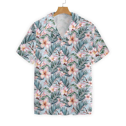 Floral On Faint Background Design Hawaiian Shirt, Hawaiian Shirt Gift, Christmas Gift