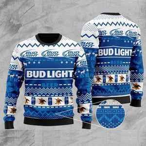 Bud Light Ugly Christmas Sweater, Christmas Ugly Sweater,Christmas Gift,Gift Christmas 2022