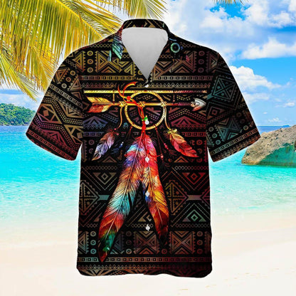 Colorful Arrow Native American Culture Design Hawaiian Shirt,Hawaiian Shirt Gift, Christmas Gift