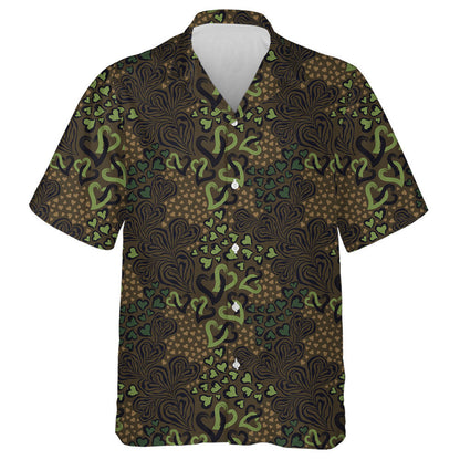 Léine Haváis Teibí Liopard Croí Agus Riabhach Craiceann Ainmhithe, Bronntanas Léine Haváís, Bronntanas Nollag