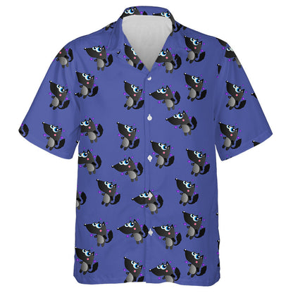 Cartún gleoite Mac Tíre Dubh Ar Léine Corcra Haváís, Bronntanas Léine Haváí, Bronntanas Nollag