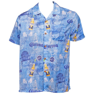 Corona Extra Blue Hawaiian Shirt, Hwaiian For Gift