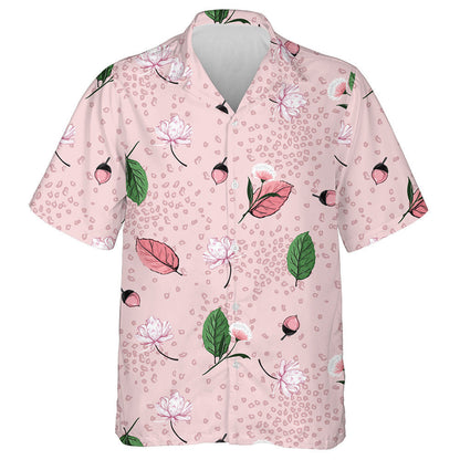 Sweet Autumn Leaves With Animal Skin Leopard Hawaiian Shirt, Hawaiian Shirt Gift, Christmas Gift