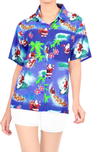 Time Of Christmas Santa Design Hawaiian Shirt, Hawaiian Shirt Gift, Christmas Gift