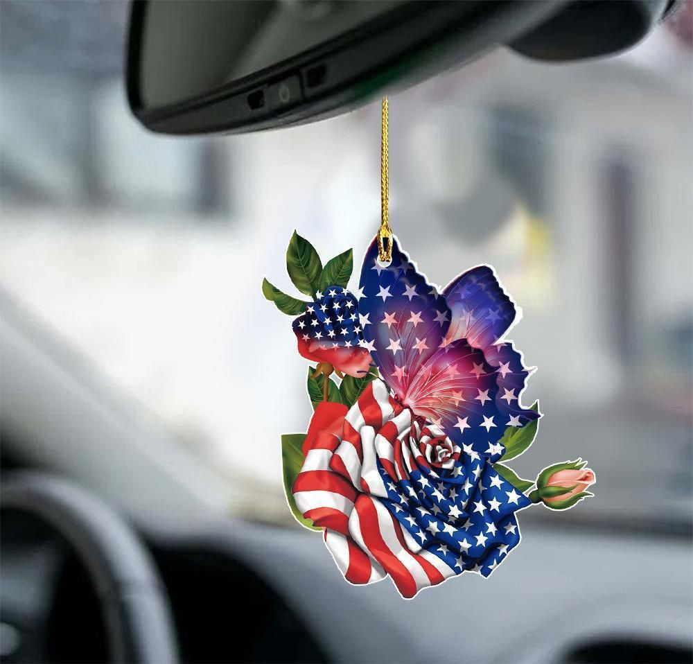 Ornáid leannán féileacán bródúil agus ardaigh féileacán, Ornáid Nollag Shona, Bronntanas Nollag, Maisiú na Nollag