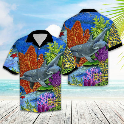 Awesome Coral Reef Under The Sea Design Hawaiian Shirt, Hawaiian Shirt Gift, Christmas Gift