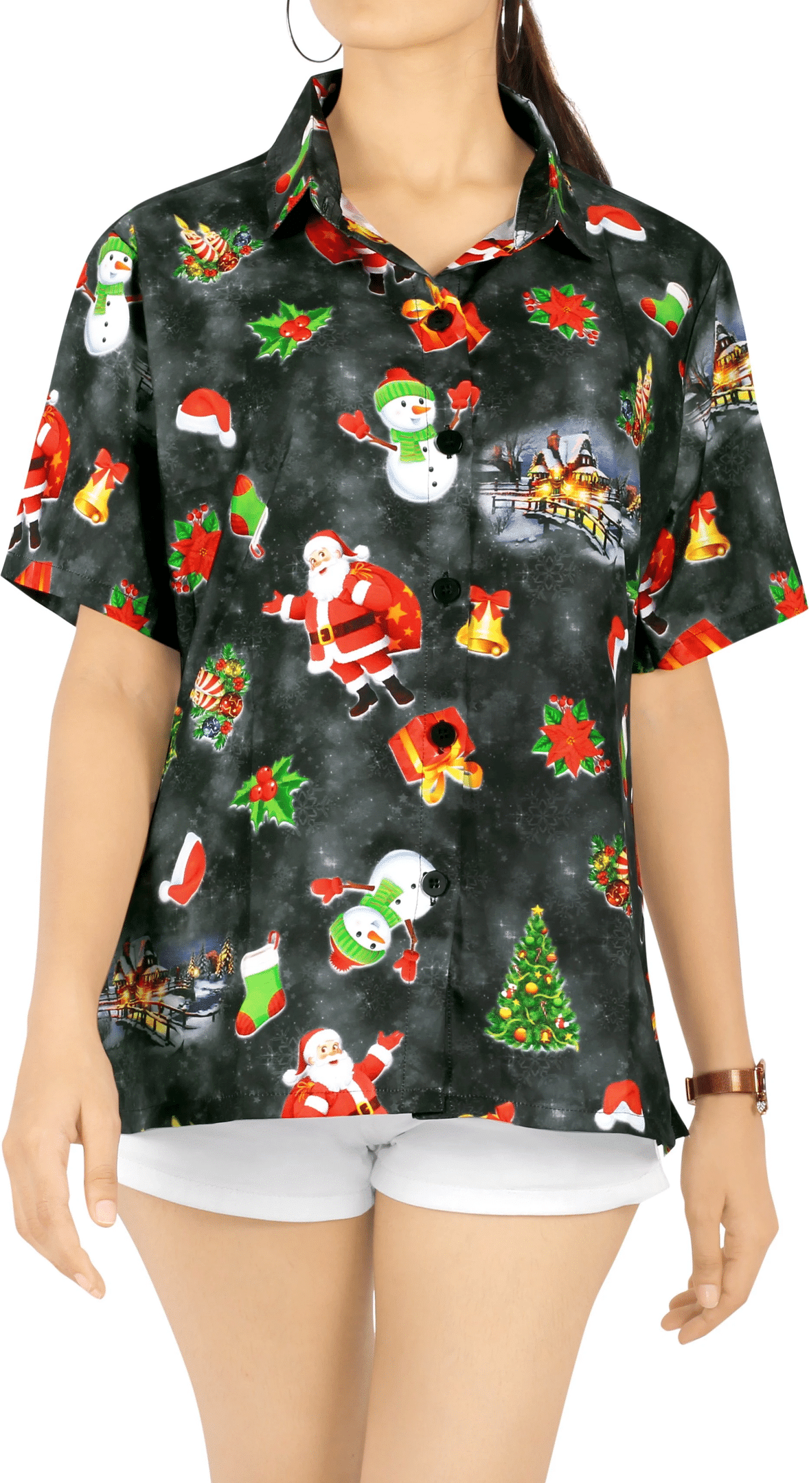 Fear Sneachta Álainn Agus Dearaidh na Nollag Léine Haváís, Bronntanas Léine Haváí, Bronntanas Nollag