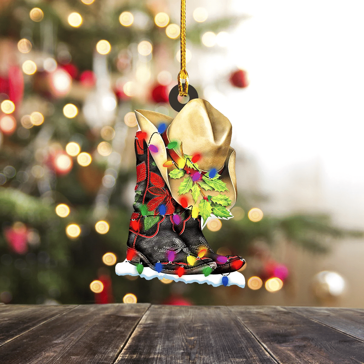 Cowgirl Christmas Ornament, Christmas Gift, Christmas Decoration