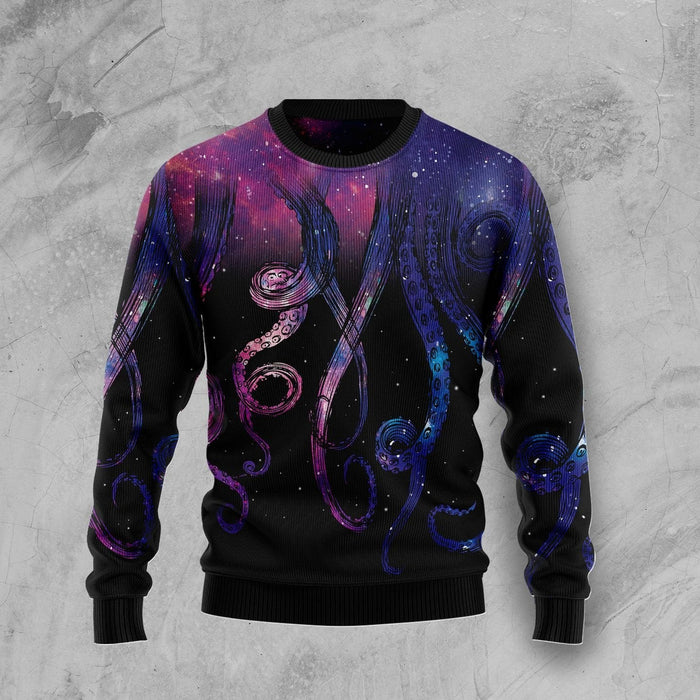 Galaxy Octopus Ugly Christmas Sweater, Christmas Gift, Gift Christmas 2024