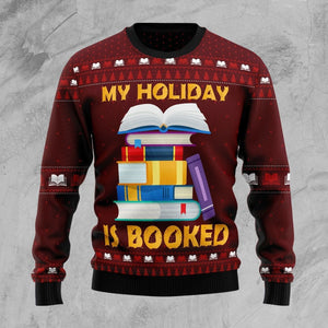 Booked Is My Holiday Ugly Christmas Sweater,Christmas Gift,Gift Christmas 2022