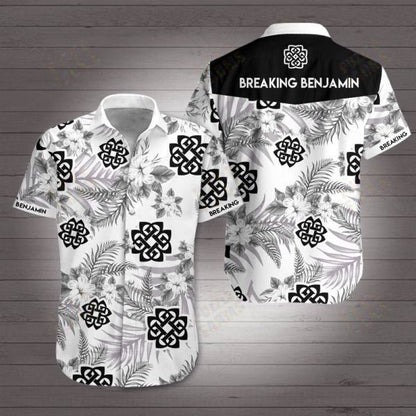 Breaking Benjamin Hawaiian Shirt,Hawaiian Shirt Gift, Christmas Gift