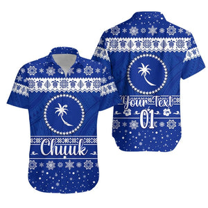 (Custom Personalised) FSM Chuuk Christmas Hawaiian Shirt Simple Style, Hawaiian Shirt Gift, Christmas Gift