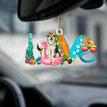 Alaskan Malamute Christmas Ornament, Christmas Ornament Gift, Christmas Gift, Christmas Decoration