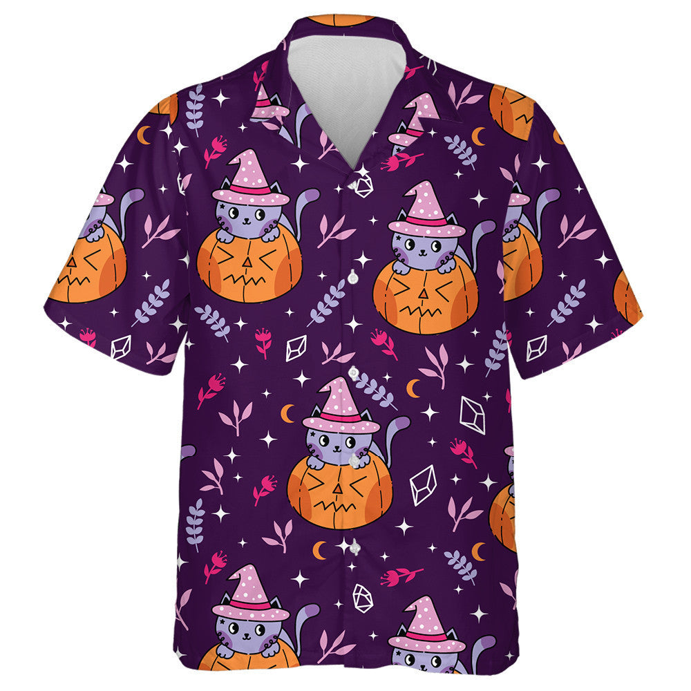 Duilleoga Cailleach Cait Corcra Draíocht Agus Léine Haváí Pumpkin , Bronntanas Léine Haváís , Bronntanas Nollag