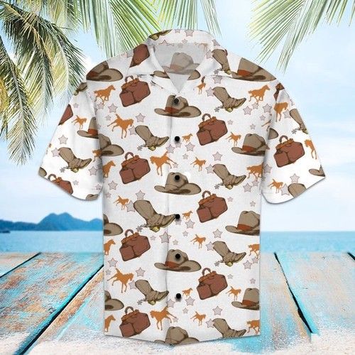 Léine iontach Cowboy Haváís Samhradh, Bronntanas Léine Haváís, Bronntanas Nollag