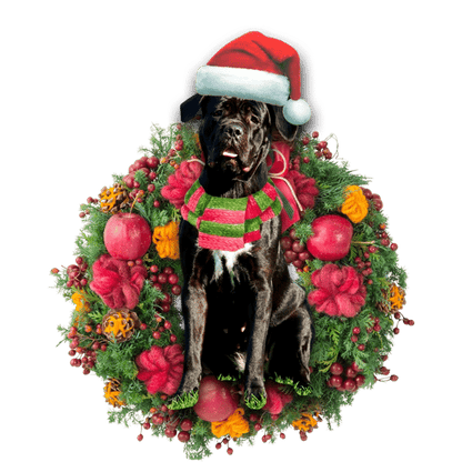 Cane Corso Christmas Ornament, Happy Christmas Ornament, Christmas Gift, Christmas Decoration